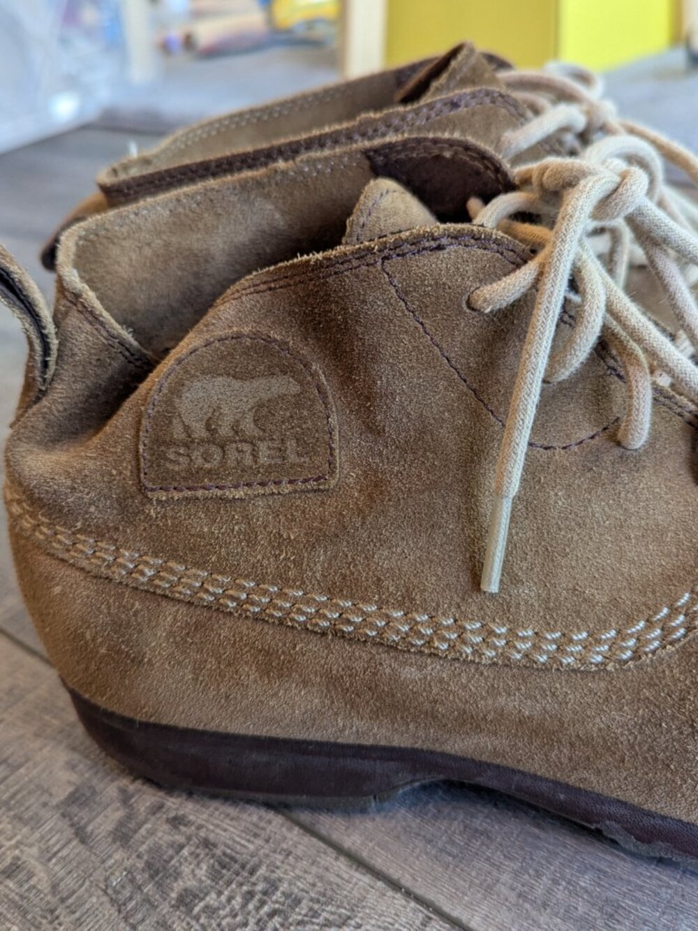 Sorel Men's Suede Greely Chukka Ankle Boots Waterproof Cafe Brown 10.5 - Picture 7 of 12